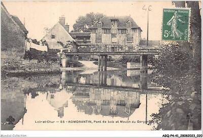 AGQP4-0261-41 - ROMORANTIN - Holzbrücke Und Mühle Des Garconnet