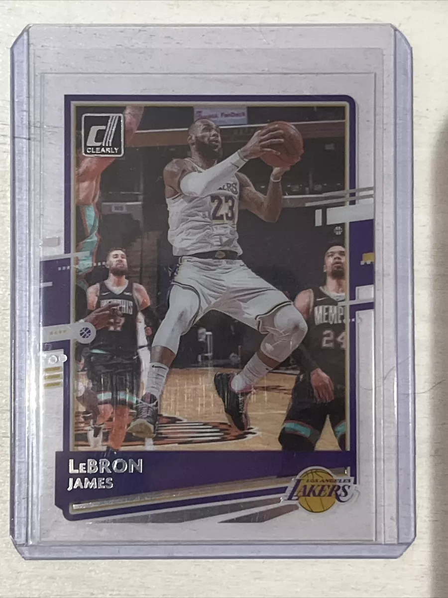 2020-2021 Panini Clearly Donruss LeBron James Base #49 Lakers