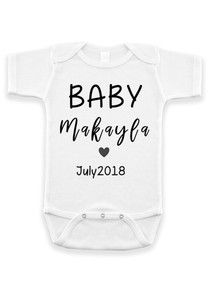 custom baby bodysuit