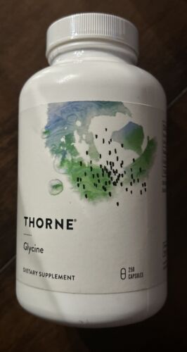Thorne Research, Glycine, 250 Capsules Exp 08/2026