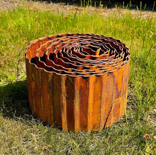 Primrose Galvanised Steel Lawn Edging Roll Wavy Border Edge Reduce Weed Transfer