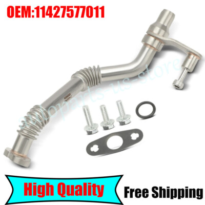 Left Turbocharger Oil Return Tube for BMW X5 550i 550i GT 550i GT ...