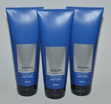 NEW 3 BATH  BODY WORKS OCEAN MEN'S COLLECTION ULTRA SHEA BODY CREAM 8 OZ LOTION