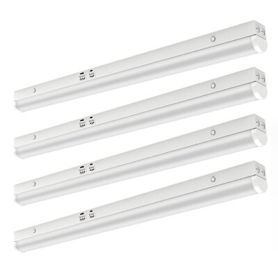 4FT LED Linear Strip Shop Light,Super Bright,35W 40W 50W & 3500k 4000k 5000k 4PC