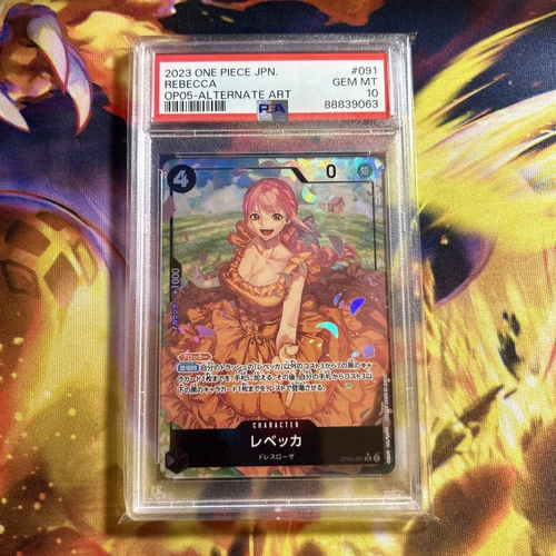 PSA 10 Rebecca OP05-091 SR ALTERNATE ART Awakening of the New Era One Piece JPN