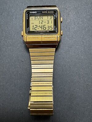 Vintage Casio DB-500G DIGITAL Watch Telememo 50 Data Bank Vintage Casio DB-500G DIGITAL Watch Telememo 50 Data Bank