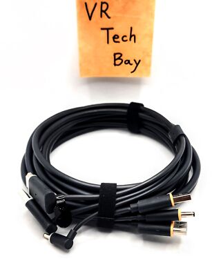 Genuine HTC Vive VR Headset 3-in-1 Replacement Cable 5-meter (Round)