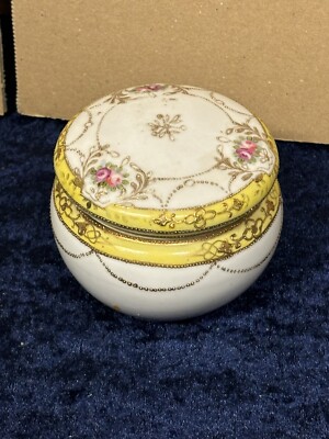 L und Co Nippon Keramikdose Japanische Keramik Pottery schöne Volkskunst Artikel 1c