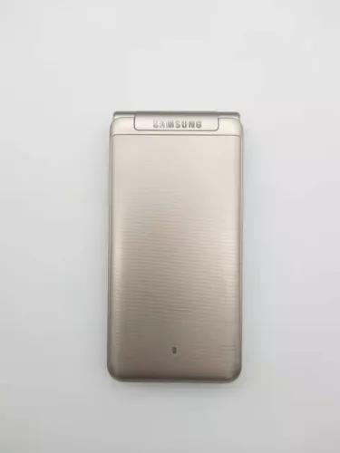 Samsung Galaxy Folder SM-G1600 Golden 2G RAM 16GB ROM 3.8" Android Flip Phone US - Picture 14 of 19