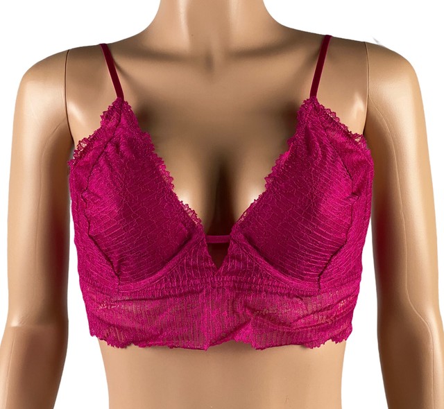 fuschia bralette