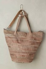 Anthropologie Toro Tote Bag Patchwork Leather By Monserat De Lucca Rare
