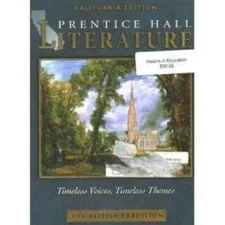 Prentice Hall Literature, Timeless Voices, Timeless Voices: British Tradi - GOOD