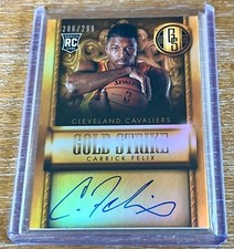 CARRICK FELIX 13-14 Panini Gold Standard GOLD STRIKE AUTO AUTOGRAPH ROOKIE #/299
