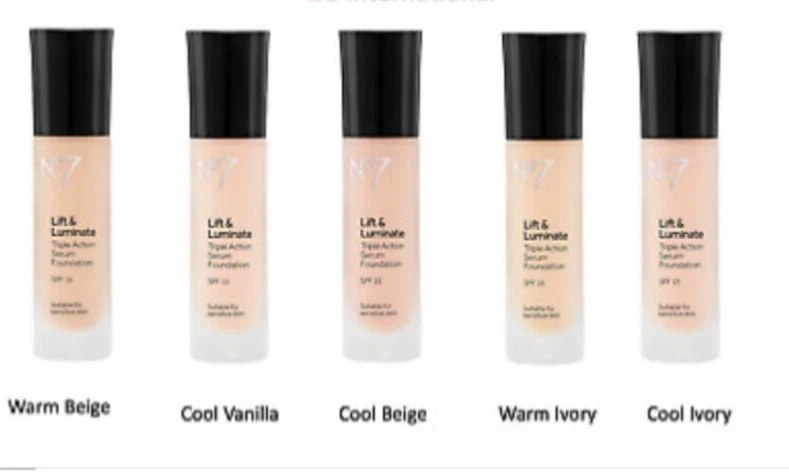 No 7 lift and luminate deals foundation