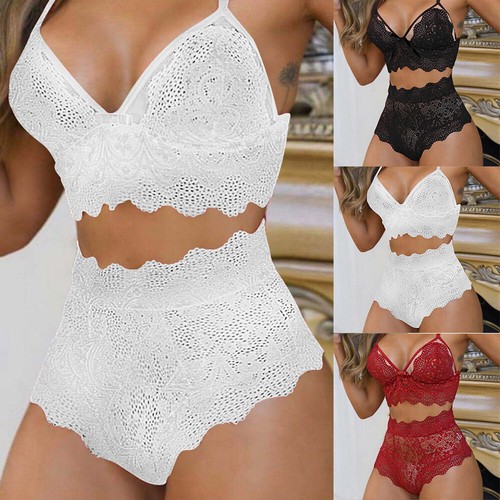 Sexy Ladies ️Women Lingerie Push Up Bra Set Thong Underwear Sleepwear Nightwear