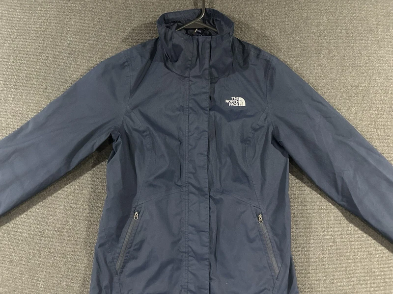 north-face dryvent lightweight distressed no hood jacket