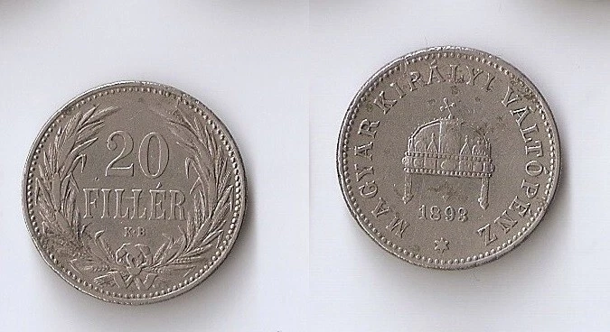 1893 Year Hungarian Coins for sale | eBay