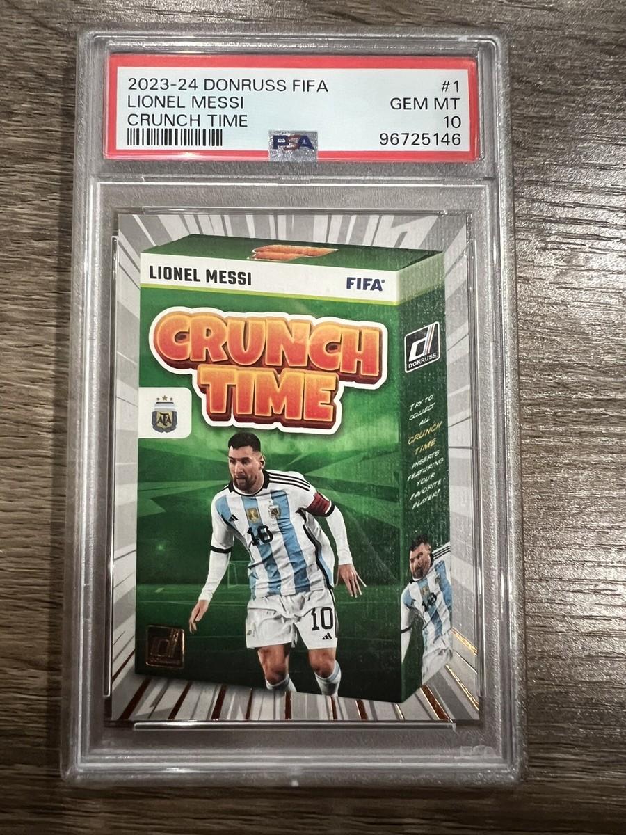 2023-24 Panini Donruss - Crunch Time #1 Lionel Messi PSA 10 | eBay