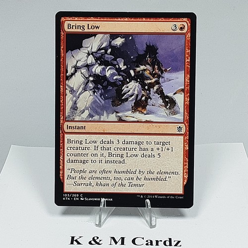Bring Low - #103 - MTG - Khans of Tarkir