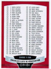 19/20 2019 O-PEE-CHEE OPC HOCKEY RED BORDER PARALLEL CARDS 1-600 U-Pick Frm List