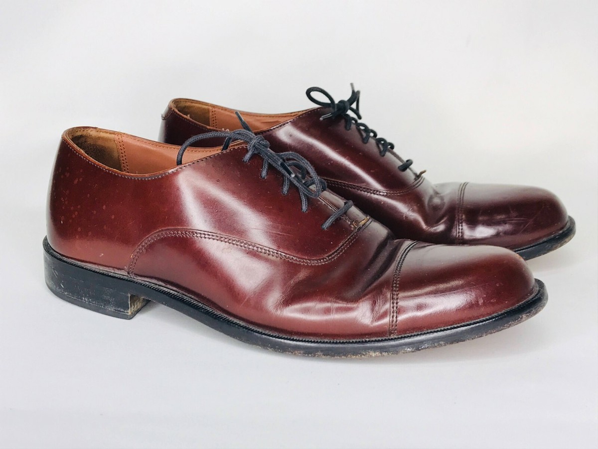 Bostonian Chestnut Brown Leather Dress Shoes Men 10 M First 