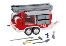 PLAYMOBIL POMPIER 7485 Remorque échelle idéal pour camion - en sachet NEUF  