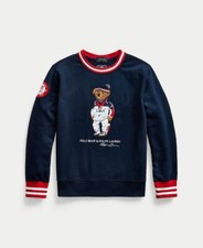 Polo Ralph Lauren Men's Team USA Polo Bear Sweatshirt, Navy L