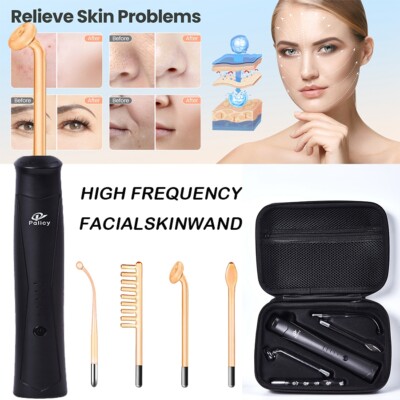 High Frequency Facial Therapy Device With 4 Argon Tubes For The Face Skin Care