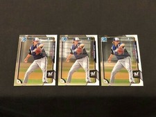2015 Bowman Chrome Tyler Wagner 1st Bowman Prospect (BCP143) - Lot of 3x - QTY