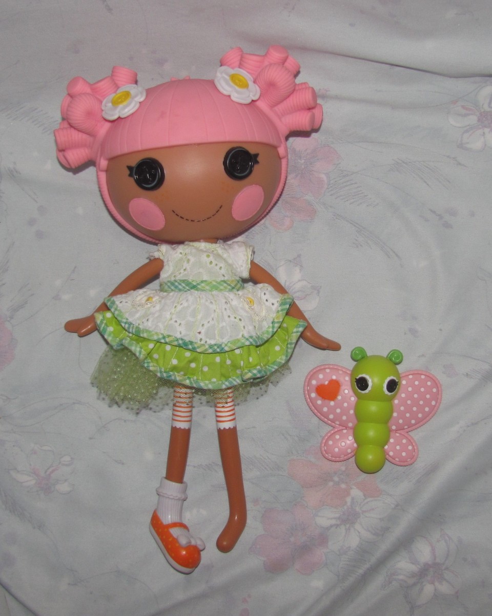 Lalaloopsy Full Size Doll Blossom Flowerpot, with Dress, Pet, and
