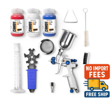CERAKOTE C-Series Air Cure 3 Color Starter Kit Graphite Black 4oz w/ Spray Gun