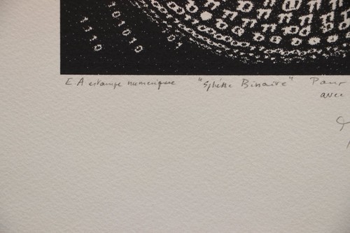 Computerkunst - Peter Tschachotkin - Sphere Binaire 1997 - Lithografie 8/21 - Bild 10 von 12