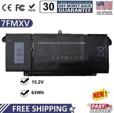 63Wh 7FMXV Battery For Dell Latitude 5320 7320 7420 7520 9JM71 TN2GY 4M1JN NEW