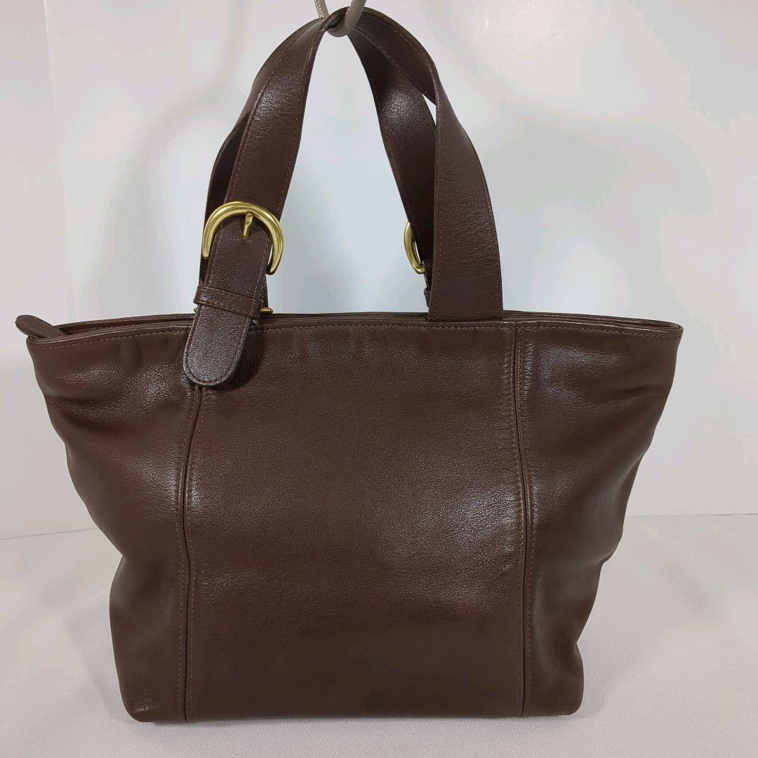 バッグ vintage OLD COACH brown hand bag 4133 Excellent condition Coach 4133 Old Coach Leather Tote Bag