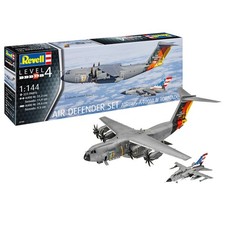 Air Defender Set Airbus A400M & Tornado Aircraft Revell 03789 Model Kit 1:145
