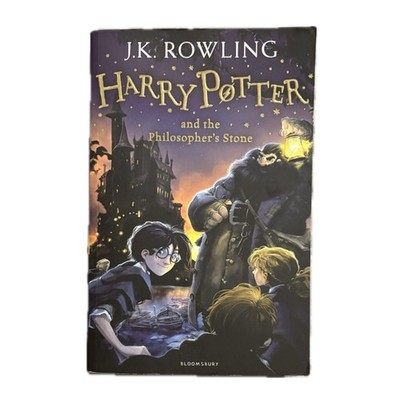 Harry Potter and the Philosopher's Stone by J.K. Rowling published by Bloomsbury
