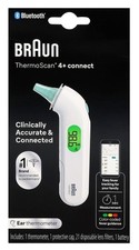 Braun ThermoScan 4 Connect Ear Battery Health Thermometer