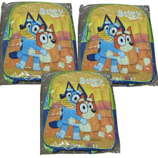 3-Pack Bluey  Bingo 15" Backpacks Kids School Bag Cartoon Bookbag Set New