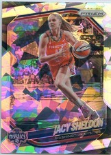 2025 Panini Prizm WNBA JACY SHELDON #113 CRACKED ICE PRIZM MYSTICS