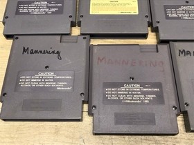 Nintendo NES 14 Game Lot Hockey, Taboo, Baseball, Three Stooges Etc