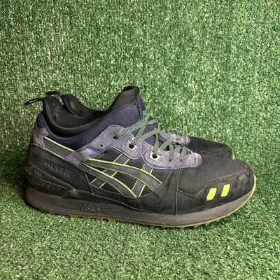 Asics Gel-Lyte MT Sneakers Suede Synthetic Black Navy Shoes Men Size 12
