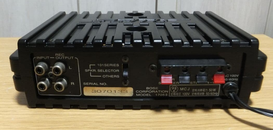 BOSE パワーアンプ 1705 2 BOSE 1705 II Power Amplifier Used Tested Woks well 100V | eBay