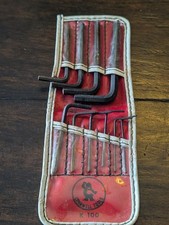 Cornwell Tools Vintage Allen Wrench Set Of 10 K-100