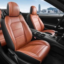 Seat Cover For Ford Mustang Coupe Mustang Coupe Hardtop Full Set Brownblack Seat Cover For Ford Mustang Coupe Mustang Coupe Hardtop Full Set Brownblack