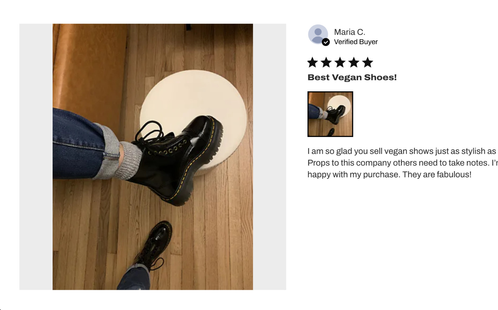 Dr Martens Sinclair Zip Up Vegan Black Oxford Platform MSRP$280 STYLISH, COMFY ! image 5