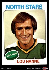 1975 Topps #143 Lou Nanne  North Stars 8 - NM/MT