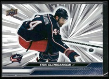 2023-24 Upper Deck Erik Gudbranson Outburst Silver #302 Columbus Blue Jackets