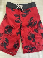 GYMBOREE SWIM TRUNKS/Shorts RED Boys 6