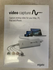 Elgato USB Analog Video Capture Device Mac PC, iPad, iPhone