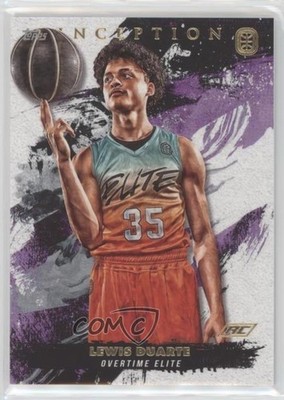 2021-22 Topps Inception OTE Overtime Elite Lewis Duarte #50 3hd